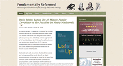 Desktop Screenshot of fundamentallyreformed.com